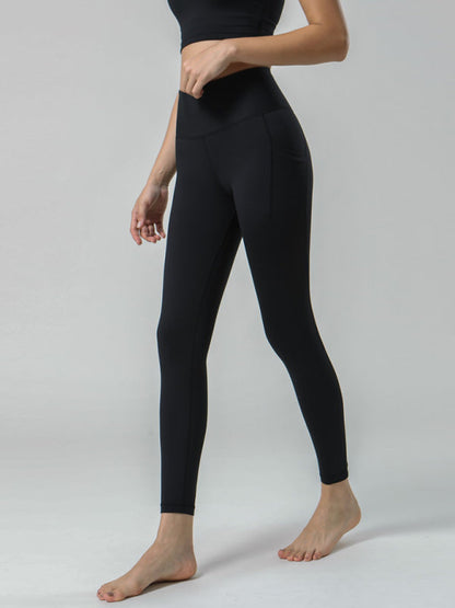 Yoga High Waist Pocket Sport Pants SIZE XS-XL